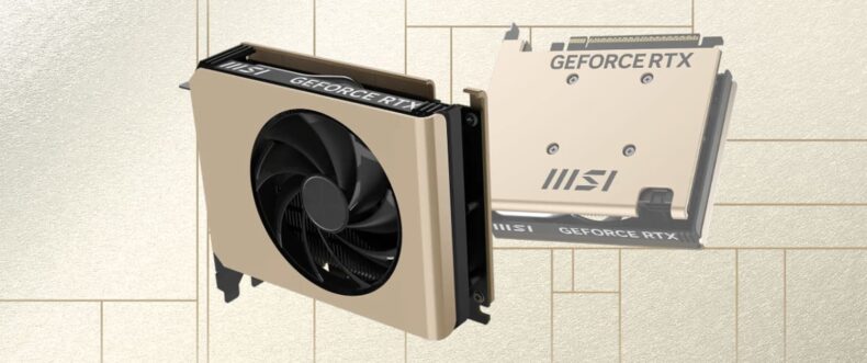 Imagem de: MSI lança GPUs compactas GeForce RTX 5050 INSPIRE ITX e OC com apenas 147mm