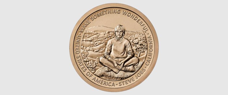 Imagem de: EUA lançarão moeda de US$ 1 em homenagem a Steve Jobs em 2026