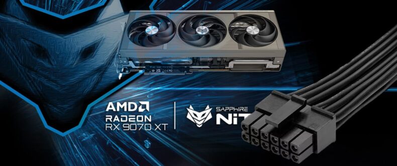 Imagem de: Conector de 16 pinos da Sapphire RX 9070 XT derrete em mais um caso