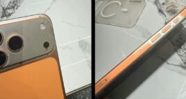 A tinta do iPhone 17 Pro Max está descascando ao ser limpado com lenços umedecidos