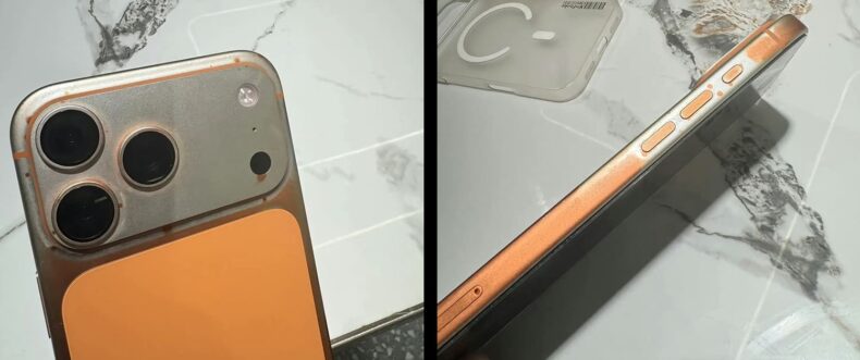 Imagem de: Limpar o iPhone 17 Pro Max com lenço umedecido pode tirar a cor do aparelho