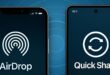 Imagem de: AirDrop e Quick Share passam a funcionar juntos entre iPhone e Android