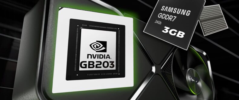 Imagem de: Samsung inicia produção dos chips GDDR7 de 24 Gb e prepara versões ainda mais rápidas