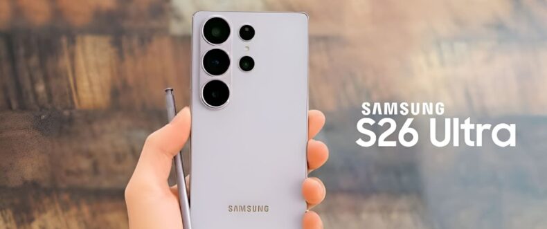 Imagem de: Galaxy S26 Ultra deve ter maior furo de câmera frontal já visto na linha