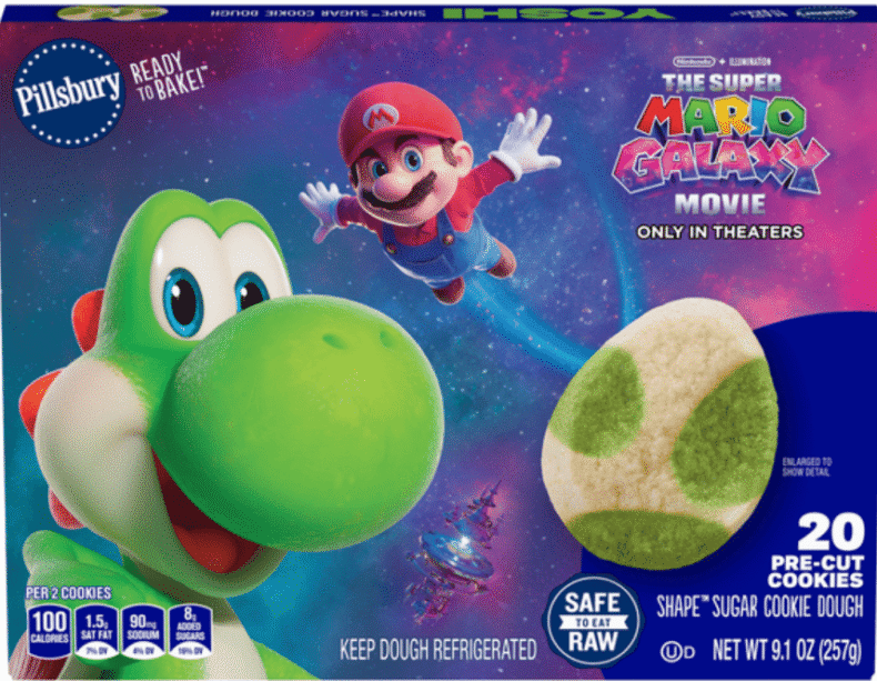 Parceria de Super Mario Galaxy e Pillsbury
