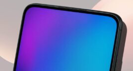 iPhone com câmera frontal integrada à tela