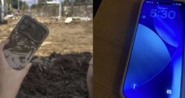 iPhone sobrevive a enchente