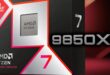 Imagem de: Ryzen 7 9850X3D é confirmado com TDP de 120 W e boost maior