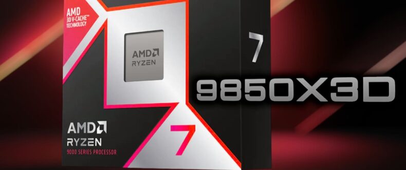 Imagem de: Ryzen 7 9850X3D é confirmado com TDP de 120 W e boost maior