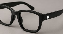 Conceito de óculos inteligentes da Apple