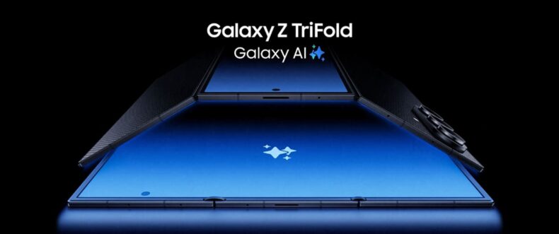 Imagem de: Samsung oficializa Galaxy Z TriFold com corpo ultrafino e bateria de 5.600mAh