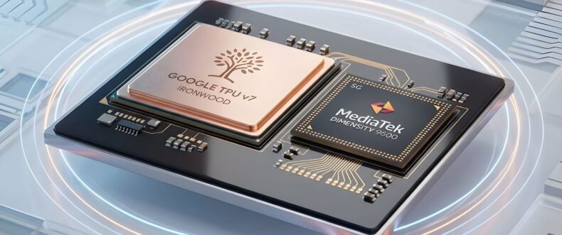 Imagem de: MediaTek usa experiência no Google TPU v7 para deixar o Dimensity 9600 mais eficiente