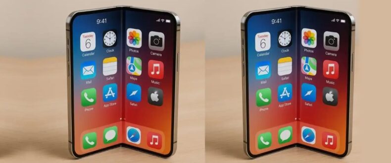 Imagem de: iPhone Fold será lançado só com eSIM e design super fino
