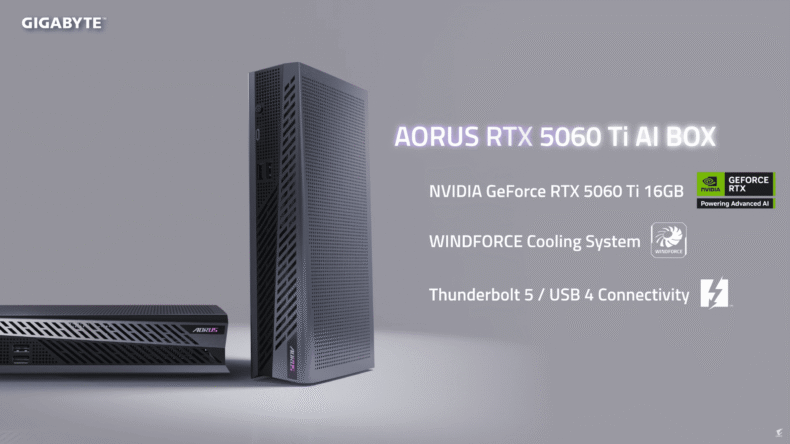 AORUS RTX 5060 Ti AI BOX