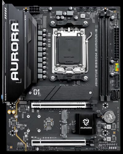 Placa-mãe Aurora B850 e B650E AM5 - Preta