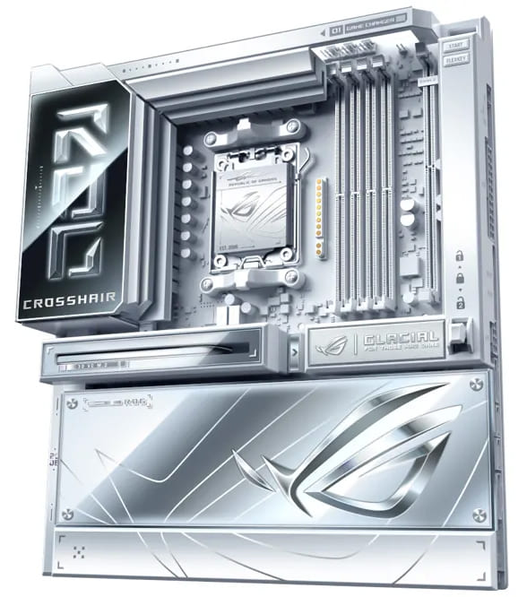 Placas-mãe ASUS ROG Crosshair X870E Glacial ROG Crosshair X870E DARK NEO