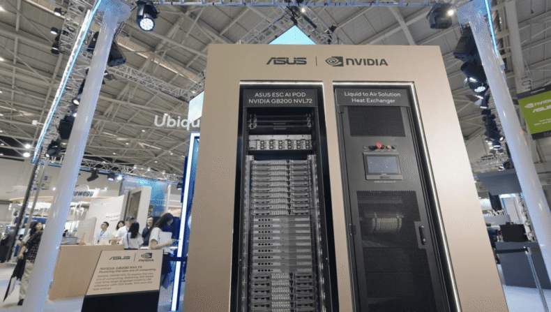 Servidores de IA da ASUS com placas da NVIDIA