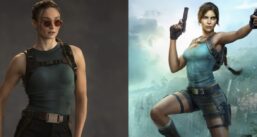 Sophie Turner como Lara Croft