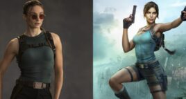 Sophie Turner como Lara Croft