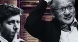 CEOs Sam Altman e Jensen Huang