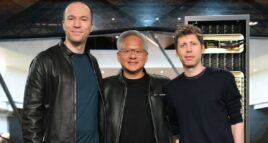 Jensen Huang e Sam Altman