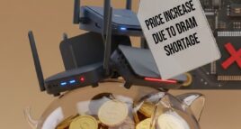 Roteadores ficando mais caros devido à escassez de DRAM