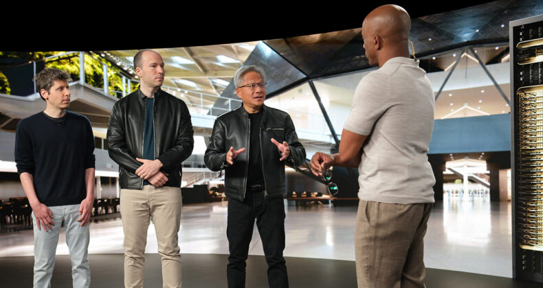 Sam Altman e Jensen Huang