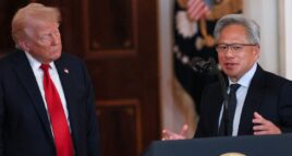 Donald Trump e Jensen Huang