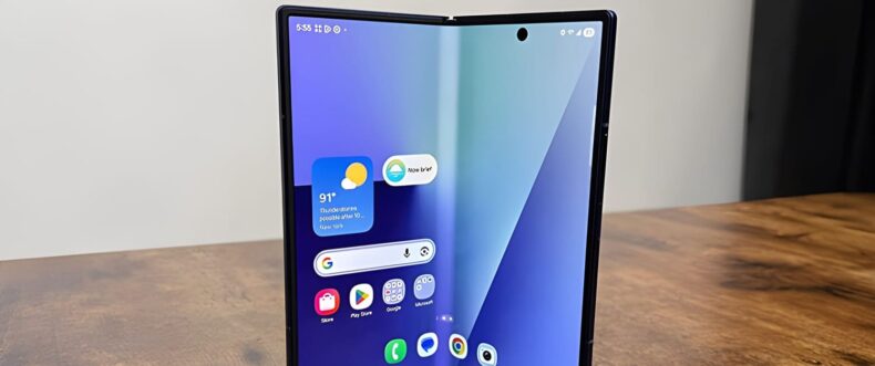 Imagem de: Samsung Galaxy Z Fold 8 deve trazer poucas mudanças e tela com vinco quase invisível