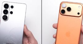 Teste de queda do Galaxy S26 Ultra vs. iPhone 17 Pro Max