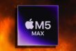 Imagem de: M5 Max trabalha até 8 °C mais frio que o M4 Max, mas ainda passa de 100 °C em testes