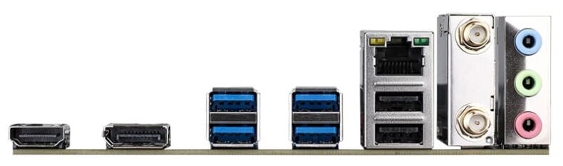 Battle AX HM770M-K WiFi D5 V20 - Entrada