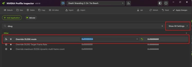 Perfil no app NVIDIA
