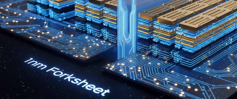 Imagem de: Samsung quer lançar processo de 1nm até 2031 usando arquitetura "fork sheet"