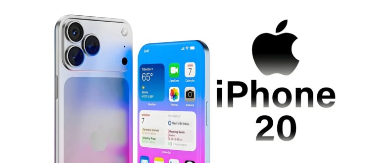 Imagem de: iPhone 20 pode ter borda de 1,1 mm e tela curva nos quatro lados