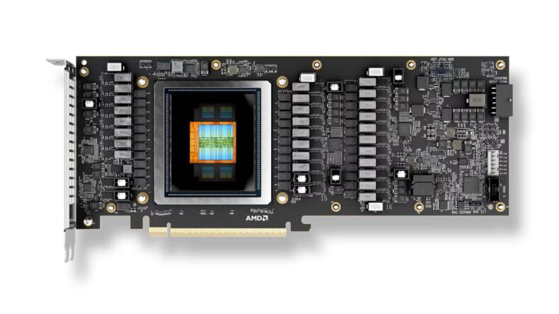 Aceleradora Instinct MI350P PCIe - Frontal