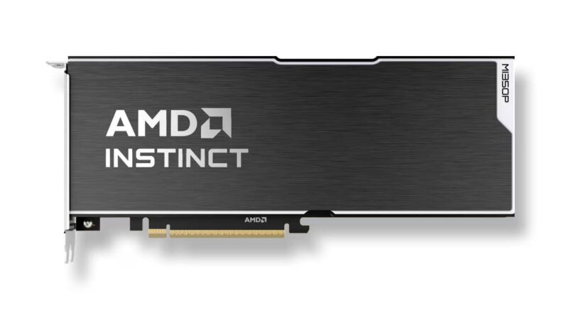 Aceleradora Instinct MI350P PCIe - Trás