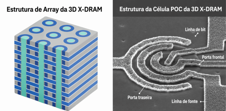 Arquitetura de memória 3D X-DRAM da NEO Semiconductor