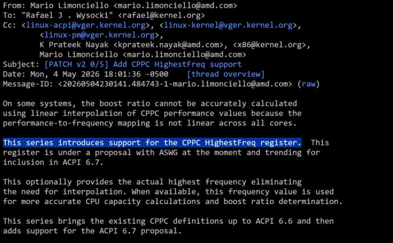 CPPC HighestFreq
