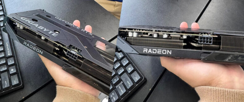 Imagem de: GIGABYTE envia RTX 5060 Ti com peça de Radeon por engano
