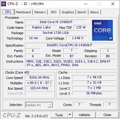 Intel Core i9 14900KF - Recorde Mundial de Frequência da CPU de 9,2 GHz