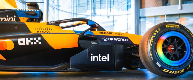 Imagem de: Intel volta à Fórmula 1 em nova parceria tecnológica com a McLaren