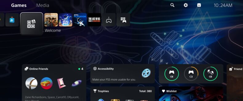Imagem de: Sony adiciona ranking de jogos em alta no PlayStation 5