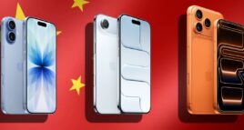 Linha iPhone 17 na China