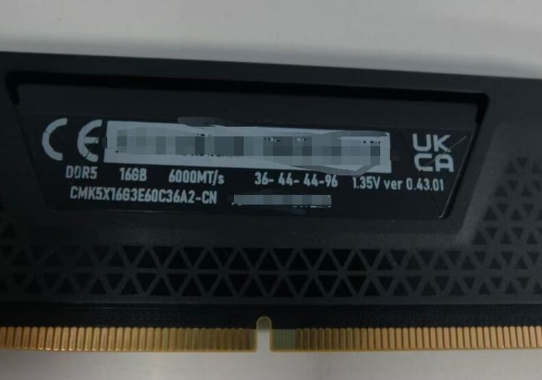 Memória chinesa DRAM da Corsair