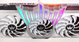 Placa gráfica GALAX GeForce RTX 4070 Ti HOF com padrão gigapixel