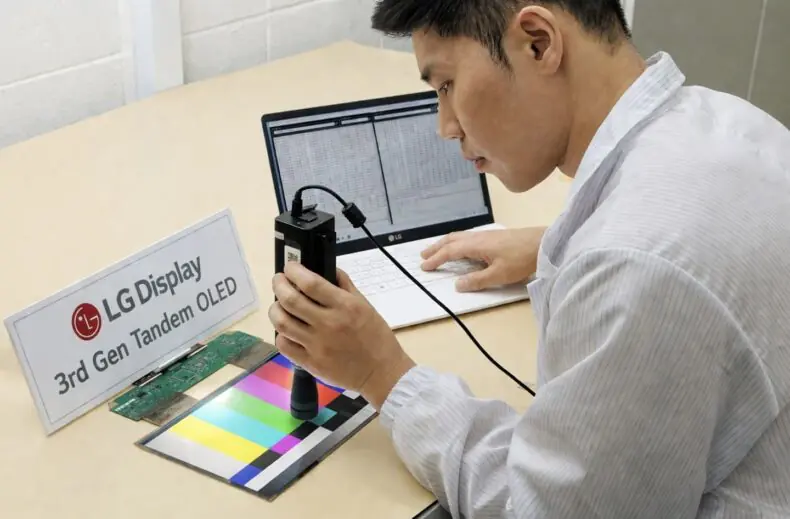 Tandem OLED de 3ª geração