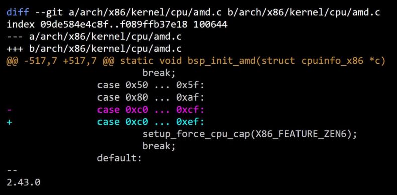 Linux Kernel Zen 6 patches