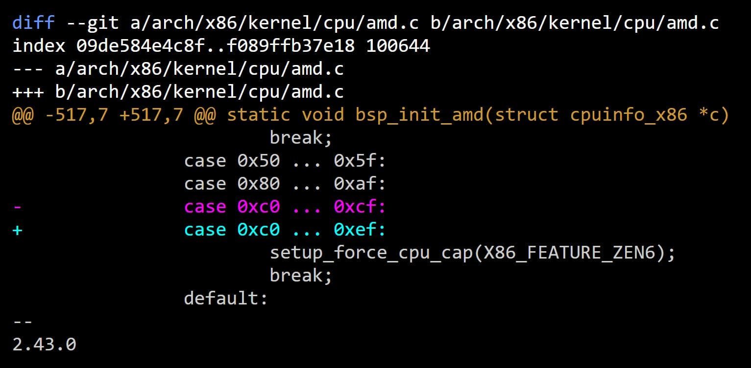 AMD amplia suporte à família Zen 6 no Linux e indica uma linha maior de ...