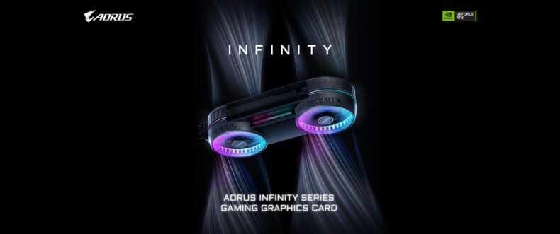 Imagem de: GIGABYTE lança placas AORUS RTX 5080 INFINITY e INFINITY Wood